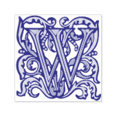 Tampon Auto-encreur Lettre manuscrite médiévale W (Design)