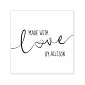 Tampon Auto-encreur Lettres De Script Personnalisées Fabriquées Avec A (Design)