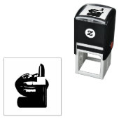 Tampon Auto-encreur Lèvres (En situation)