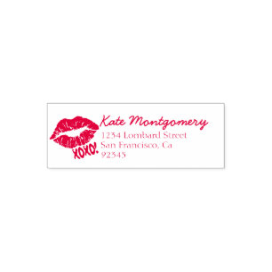 Tampon Auto-encreur Lèvres roses XOXO Artiste de maquillage