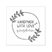 Tampon Auto-encreur Ligne À Main Élégante Faite À La Main Avec Nom D'A (Design)