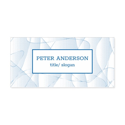 Tampon Auto-encreur Lignes Abstraites (Design)