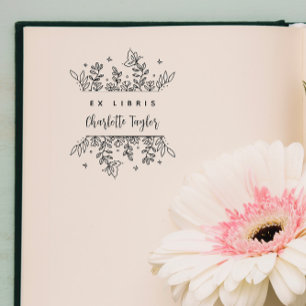 Tampon Auto-encreur Livre Botanique Chic Enchanted Forest