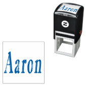Tampon Auto-encreur Logo Aaron Name, (En situation)