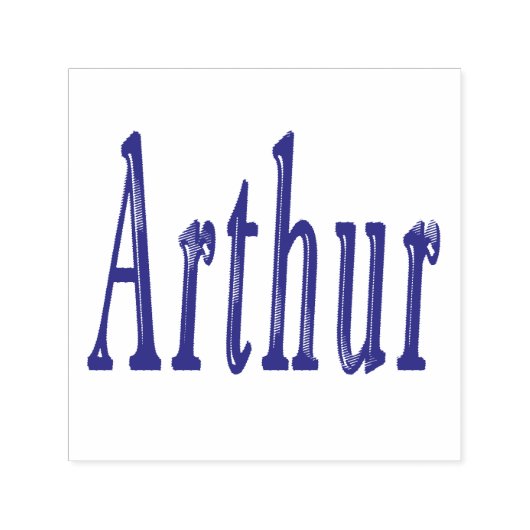 Tampon Auto-encreur Logo Arthur Name, (Design)