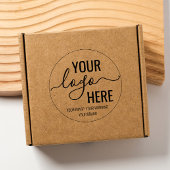 Tampon Auto-encreur Logo d'arrondi de typographie d'entreprise personn