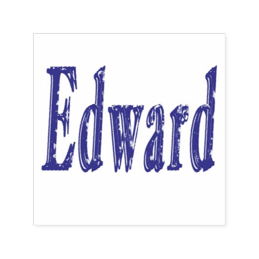 Tampon Auto-encreur Logo de Edward Name, (Design)