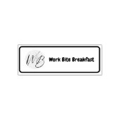 Tampon Auto-encreur Logo d'entreprise moderne auto-encre en caoutchouc (Design)