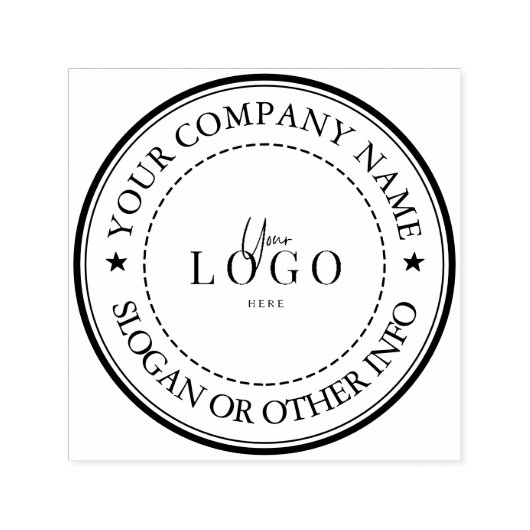 Tampon Auto-encreur Logo d'entreprise personnalisé (Design)