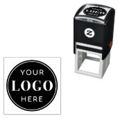 Tampon Auto-encreur Logo d'entreprise personnalisé (En situation)