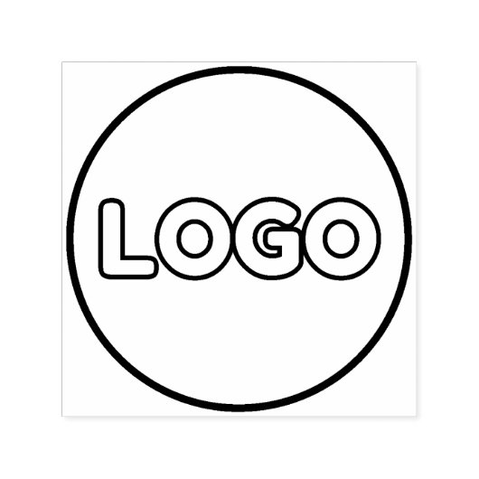 Tampon Auto-encreur Logo d'entreprise personnalisé pour le travail (Design)