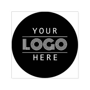 Tampon Auto-encreur Logo d'entreprise personnalisé simple Marque