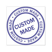 Tampon Auto-encreur Logo d'entreprise personnalisé Violet violet (Design)