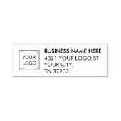 TAMPON AUTO-ENCREUR  LOGO ET ADRESSE D'ENTREPRISE (Design)