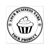 Tampon Auto-encreur Logo personnalisé fait maison Personnalisé Grand (Design)