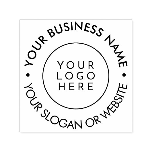 Tampon Auto-encreur Logo personnalisé pour site web d'entreprise moder (Design)