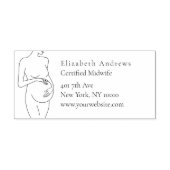 Tampon Auto-encreur Logo pour femme enceinte spécifique au client (Design)