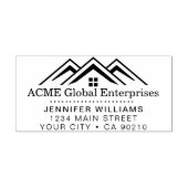 Tampon Auto-encreur Logo Promotionnel immobilier moderne (Design)