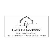 Tampon Auto-encreur Logo Promotionnel immobilier moderne (Design)