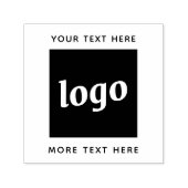 Tampon Auto-encreur Logo Simple Avec Entreprise Texte (Design)