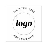 Tampon Auto-encreur Logo Simple Avec Texte Professionnel Promotionnel (Design)