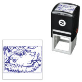 TAMPON AUTO-ENCREUR LORSQUE LES PIGLETS VOLENT, ILS FONT DES NICHES, C (En situation)