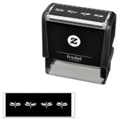 Tampon Auto-encreur Lotus Flower Concevez votre propre (En situation)