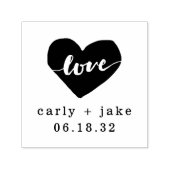 Tampon Auto-encreur Love Heart Timbre pour mariage personnalisé (Design)