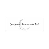 Tampon Auto-encreur Love You Moon Script (Design)