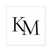 Tampon Auto-encreur Loyalty Card Business Initials Monogram Logo (Design)