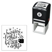 Tampon Auto-encreur Lumières à allumer Hot Cocaca Nights ID593 (En situation)