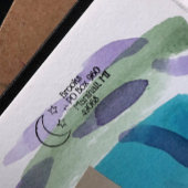 Tampon Auto-encreur Lune et étoiles