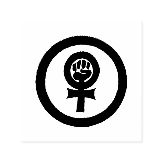 Tampon Auto-encreur Lutter pour les femmes (Design)
