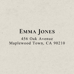 Tampon Auto-encreur Luxe Elegant Simple