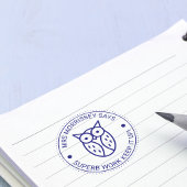 Tampon Auto-encreur Magnifique Chouette de travail Enseignants personn