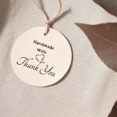 Tampon Auto-encreur Main de coeur faite avec Love Typographie Script