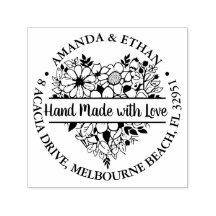 Main faite avec amour Foral Heart Thème