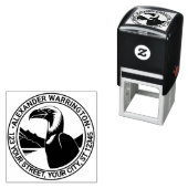 Tampon Auto-encreur Majestic Condor Head #5 Nom Adresse de retour (En situation)