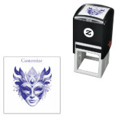 Tampon Auto-encreur Mardi Gras Masque Thunder_Cove (En situation)