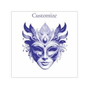 Tampon Auto-encreur Mardi Gras Masque Thunder_Cove