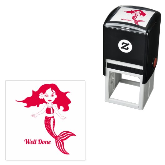 Tampon Auto-encreur Mare Sirène Bravo Timbre de l'enseignant (En situation)