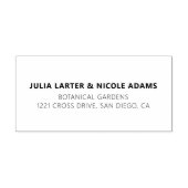 Tampon Auto-encreur Mariage au Jardin de Fleurs Exotiques de Wild Rose (Design)