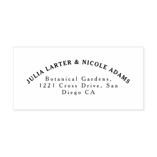 Tampon Auto-encreur Mariage de fleurs de prés pourpre jaune moutarde d (Design)