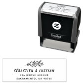 Tampon Auto-encreur Mariage de script moderne (En situation)