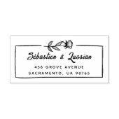 Tampon Auto-encreur Mariage de script moderne (Design)