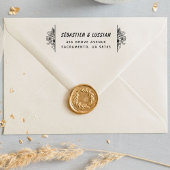 Tampon Auto-encreur Mariage de script moderne