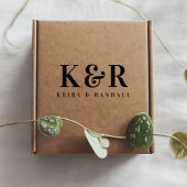 Tampon Auto-encreur Mariage Monogramme Mariage moderne Favoriser