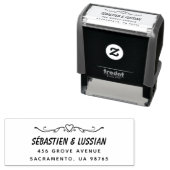 Tampon Auto-encreur mariage simple (En situation)