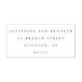 Tampon Auto-encreur Mariage Simple Élégant Moderne (Design)