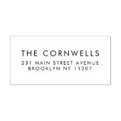 Tampon Auto-encreur Mariage simple Enregistrer la date Famille de reto (Design)